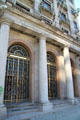 Portico of Generali building. Barcelona, Spain.