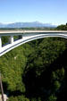 Modern road bridge parallel to Pont de la Caille now carries national route 201. Annecy, France.