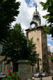 Bell tower on Place Monge. Beaune, France.
