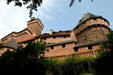 Walls of Haut Koenigsbourg. France.