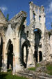 Abbey of Jumièges Notre Dame ruins. Jumièges, France.
