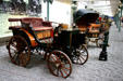 Panhard-Levassor open single-seat carriage, France; 20km/h in Schlumpf National Automobile Museum. Mulhouse, France.