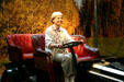 Visitors may photograph themselves in an antique car in Schlumpf National Automobile Museum. Mulhouse, France.