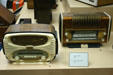 Table radio sets from the 1950s in Electropolis Museum. Mulhouse, France.