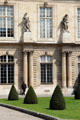Facade detail Hôtel de Soubise. Paris, France.
