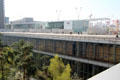 Low-rise library building bordering central courtyard. Paris, France.