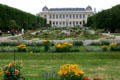 Grande Galerie de l'Évolution beyond botanical garden. Paris, France.