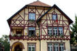 Post office in traditional style. Riquewihr, France.