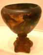 Cup with cicada by Émile Gallé in Museum of Modern Art. Strasbourg, France.