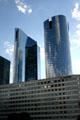 Société Générale tower over Dalkia at La Défense. Paris, France.