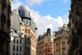 Apartment rooflines in Latin Quarter. Paris, France.