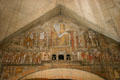 Mural in St Pierre de Chaillot. Paris, France.