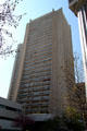 Modern highrise on Boulevard Vincent Auriol. Paris, France.