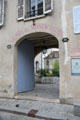 Entrance arch to Montmartre Museum. Paris, France.