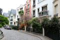 Neighborhood on Montmartre. Paris, France.