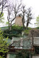 Moulin de la Galette atop Montmartre. Paris, France.