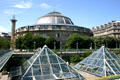 Bourse de commerce with round dome at Les Halles. Paris, France