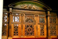 Screen at Saint-Germain-l'Auxerrois. Paris, France.