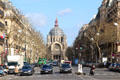 Église Saint-Augustin seen from Église de la Madeleine. Paris, France.
