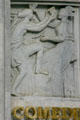 Art Deco frieze at Théatre du Champs Élysées. Paris, France.