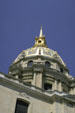 Dome of Les Invalides above the tomb of Napoleon. Paris, France.
