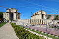Palais de Chaillot which replaced Trocadero Palace built for Paris Expo of 1878. Paris, France.