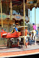 Biplane feature on Trocadero Carrousel. Paris, France.