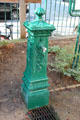 Water fountain used in Paris made by G.H.M. of Sommevoire. Paris, France.