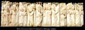 Story of Moses bone carvings by Embriachi workshop in Florence then Venice at Museum of Decorative Arts at Museum of Decorative Arts. Paris, France.