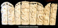 Jason & Medea story bone carvings by Embriachi workshop in Florence then Venice at Museum of Decorative Arts at Museum of Decorative Arts. Paris, France.