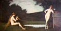 Églogue painting by Jean-Jacques Henner at Petit Palace Museum. Paris, France.