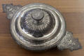 Covered silver bowl with ear handles by Antoine Bertin from Paris at Petit Palace Museum. Paris, France.
