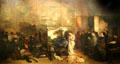 The Artist's Studio painting by Gustave Courbet at Musée d'Orsay. Paris, France.