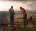 L'Angélus painting by Jean-François Millet at Musée d'Orsay. Paris, France.