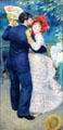 Danse à la campagne painting by Auguste Renoir at Musée d'Orsay. Paris, France.