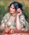 Gabrielle à la rose painting by Auguste Renoir at Musée d'Orsay. Paris, France.