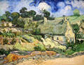 Stubble of Cordeville à Auvers-sur-Oise painting by Vincent van Gogh at Musée d'Orsay. Paris, France.