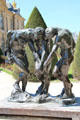 Three shades bronze sculpture by Auguste Rodin at Rodin Museum. Paris, France.