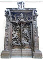 Gates of Hell bronze doors by Auguste Rodin at Rodin Museum. Paris, France.