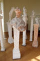 Column pedestals created by Auguste Rodin for his exhibition of 1900 at Rodin Museum. Paris, France.
