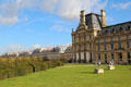 Decorative Arts Museum in Marsan Pavilion of Louvre Palace with rue de Rivoli beyond. Paris, France.