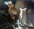 Roger Saving Angélique painting by Jean-Auguste-Dominique Ingres at Louvre Museum. Paris, France.