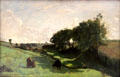 Le Vallon painting by Camille Corot at Louvre Museum. Paris, France.