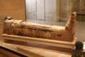 Painted shroud with facial portrait from Touna el-Gebel, Egypt at Louvre Museum. Paris, France