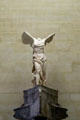Winged Victory of Samothrace at Louvre Museum. Paris, France.