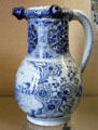 Ceramic puzzle jug Delft, Netherlands at Sèvres National Ceramic Museum. Paris, France.