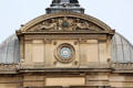Details of Napoleone III era entrance at Arts et Metiers Museum. Paris, France.