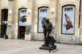 Statue of Zénobe Gramme, father of the dynamo, by Mathurin Moreau at Arts et Metiers. Paris, France.
