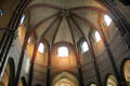 Saint-Martin-des-Champs church interior ceiling now display hall at Arts et Metiers Museum. Paris, France.