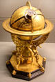 Celestial sphere driven by clock movement by Johan Reinhold at Arts et Metiers Museum. Paris, France.